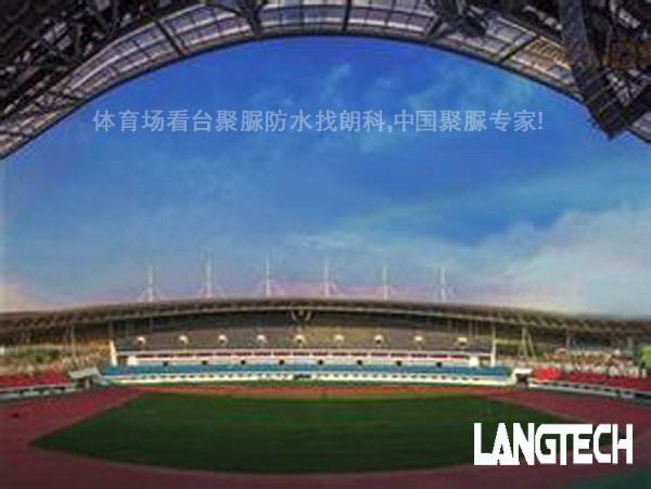 聚脲,体育场看台防水,江苏朗科
