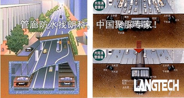 聚脲,聚脲喷涂,聚脲防水,管廊防水,江苏朗科